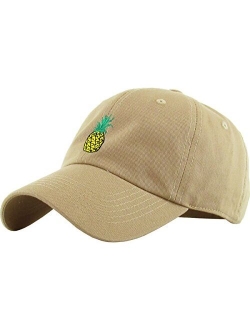 KBETHOS Pineapple Dad Hat Baseball Cap Polo Style Unconstructed