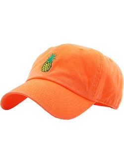 KBETHOS Pineapple Dad Hat Baseball Cap Polo Style Unconstructed