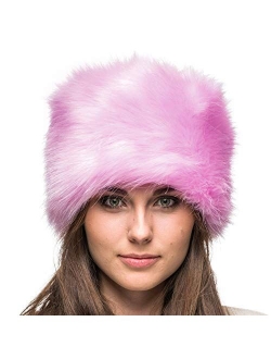 Futrzane Russian Faux Fur Hat for Women - Like Real Fur - Comfy Cossack Style