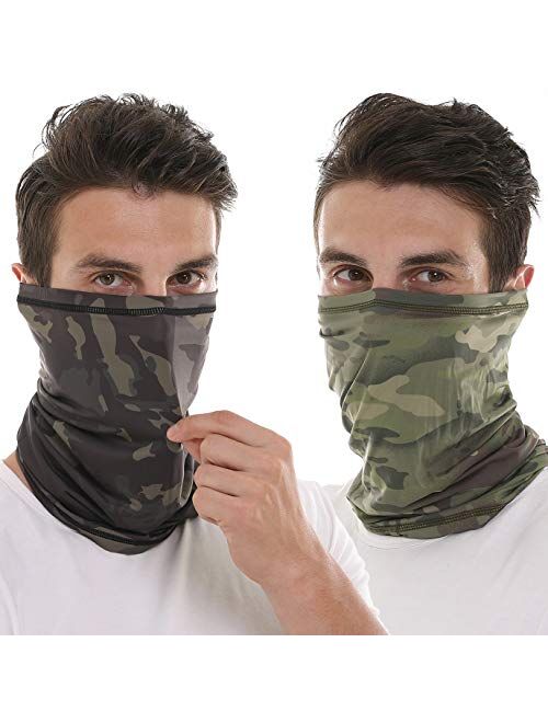 Neck Gaiter Mouth Face Cover Mask Dust Wind Sun UV Protection Outdoor Sports