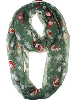 VIVIAN & VINCENT Soft Light Weight Christmas Holiday Festival Sheer Scarf