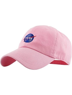 Vintage NASA Insignia Dad Hat Collection Baseball Cap Polo Style Adjustable Worm