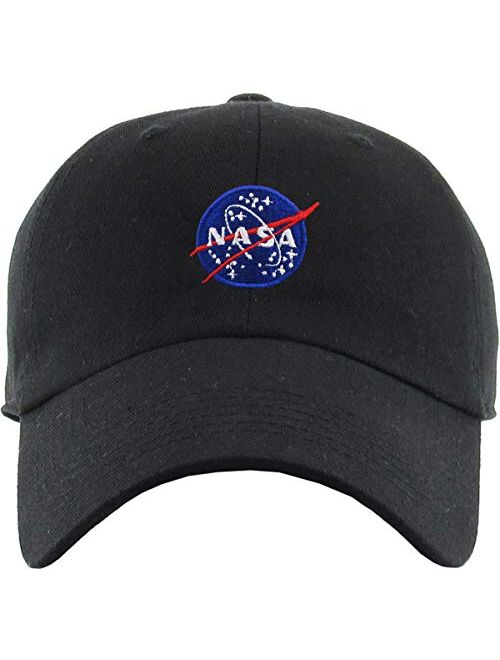 Vintage NASA Insignia Dad Hat Collection Baseball Cap Polo Style Adjustable Worm