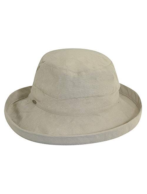 Scala Women's Medium Brim Cotton Hat