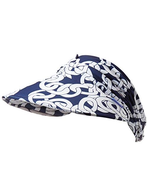 Wallaroo Hat Company Womens Aqua Sun Visor Ultra-Lightweight, Ready for Adventure, Designed in Australia