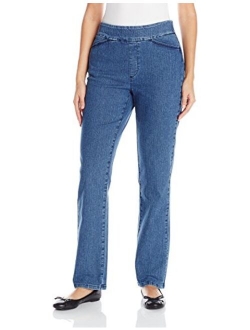 Authentics Women's Easy-fit Elastic-Waist Pant