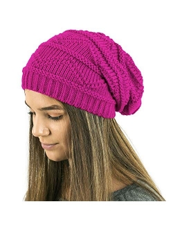 TOSKATOK Ladies Knit Slouch Winter Hat/Beanie