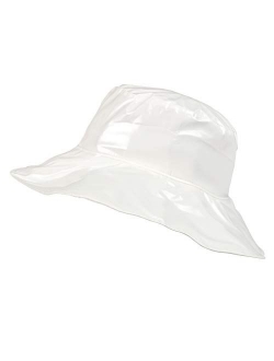 TOUTACOO, Wide-Brimmed Vinyl Rain Hat