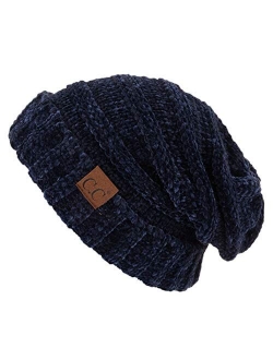 C.C Hatsandscarf Exclusives Unisex Beanie Oversized Slouchy Cable Knit Beanie (HAT-100)