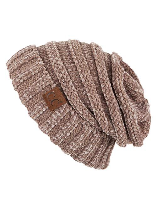 C.C Hatsandscarf Exclusives Unisex Beanie Oversized Slouchy Cable Knit Beanie (HAT-100)