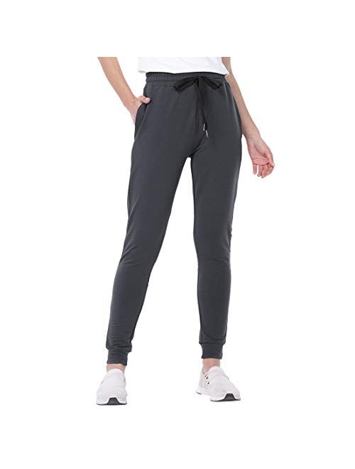 JTANIB Joggers Pants for Women, Active Lounge Drawstring Waist Yoga Sweatpants with Pockets