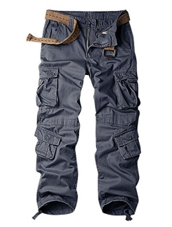 Women's Tactical Pants, Cotton Casual Cargo Work Pants Military Army Combat Trousers 8 Pockets