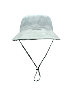 Womens Large Bucket Sun Hat with Detachable Chin Strap Quick Dry Water Resistant