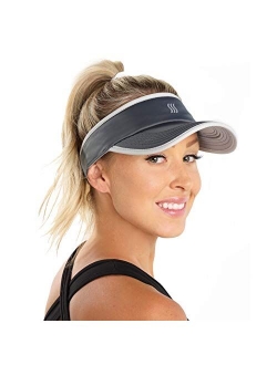 SAAKA Super Absorbent Visor for Women. Premium Packaging. Running, Tennis, Golf & All Sports. Soft, Lightweight & Adjustable.