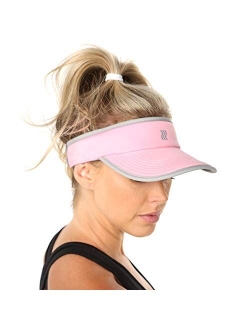 SAAKA Super Absorbent Visor for Women. Premium Packaging. Running, Tennis, Golf & All Sports. Soft, Lightweight & Adjustable.