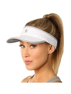 SAAKA Super Absorbent Visor for Women. Premium Packaging. Running, Tennis, Golf & All Sports. Soft, Lightweight & Adjustable.