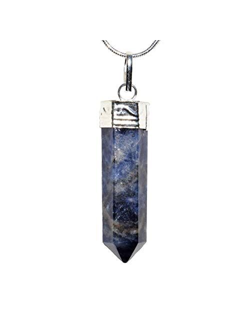 CHARGED Natural Himalayan Gemstone Crystal Perfect Pendant + 20