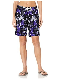 Women's Marina UPF 50  Active Swim Board Short (Reg & Plus Sizes)