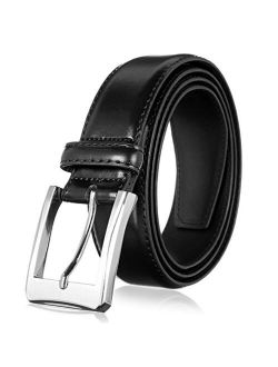 Men's Genuine Leather Dress Belts Made with Premium Quality - Classic and Fashion Design for Work Business and Casual