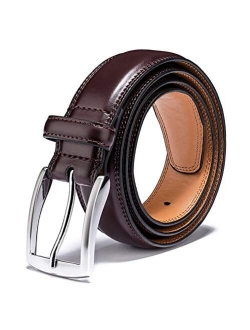 Men's Genuine Leather Dress Belts Made with Premium Quality - Classic and Fashion Design for Work Business and Casual