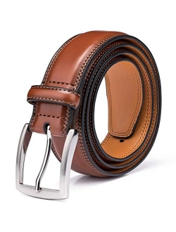 Men's Genuine Leather Dress Belts Made with Premium Quality - Classic and Fashion Design for Work Business and Casual