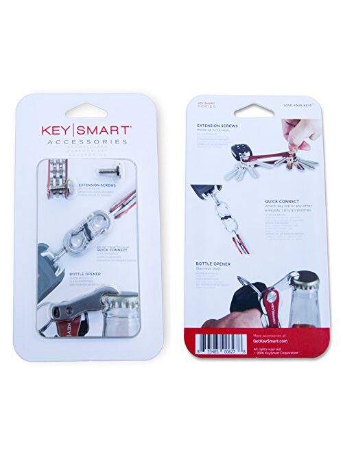 KeySmart Accessory Pack - Expansion Pack-14 Keys, Quick Disconnect and Bottle Opener