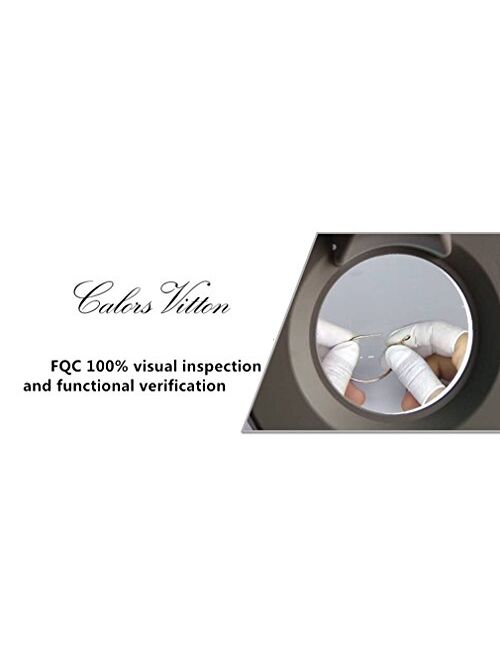 Calors Vitton 4 Pairs Stainless Steel Round Hoop Earrings for Women 15mm-60mm