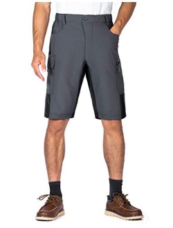 XKTTACMen's-Cargo-ShortsRelaxed-Loose-Fit-Casual-ShortswithMulti-Pockets