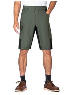 XKTTACMen's-Cargo-ShortsRelaxed-Loose-Fit-Casual-ShortswithMulti-Pockets