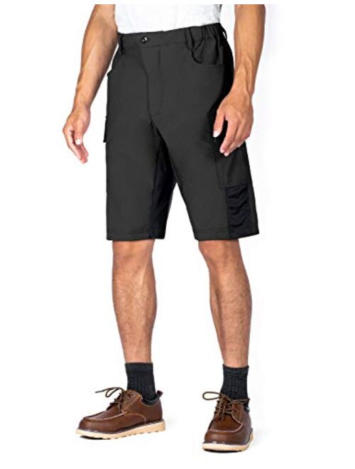 XKTTACMen's-Cargo-ShortsRelaxed-Loose-Fit-Casual-ShortswithMulti-Pockets