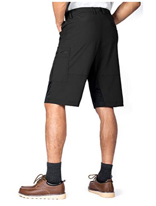 XKTTACMen's-Cargo-ShortsRelaxed-Loose-Fit-Casual-ShortswithMulti-Pockets