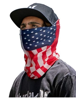 Multipurpose Lightweight Neck Gaiter Face Mask with Moisture Wicking Technology