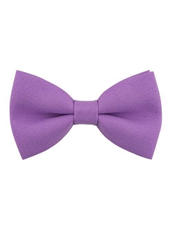 Classic Pre-Tied Bow Tie Formal Solid Tuxedo for Adults & Children, by Bow Tie House