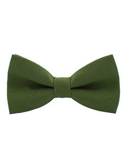 Classic Pre-Tied Bow Tie Formal Solid Tuxedo for Adults & Children, by Bow Tie House