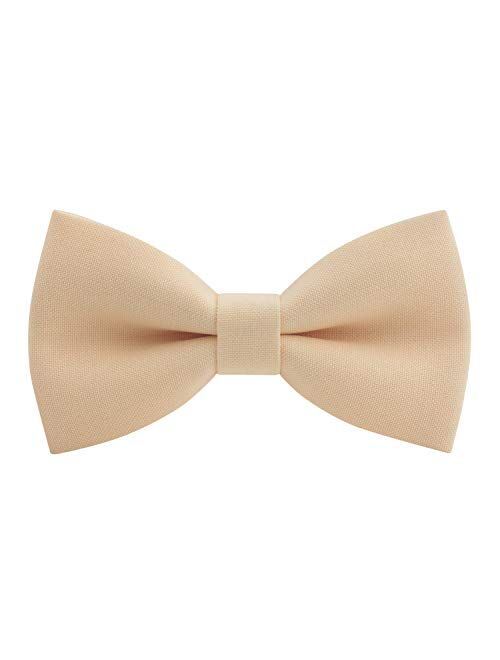 Classic Pre-Tied Bow Tie Formal Solid Tuxedo for Adults & Children, by Bow Tie House