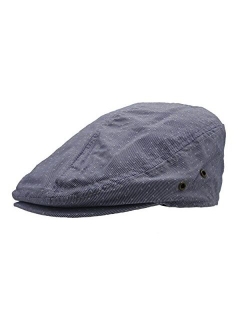 Wonderful Fashion Men's Herringbone Wool Tweed Newsboy IVY Cabbie Driving Hat