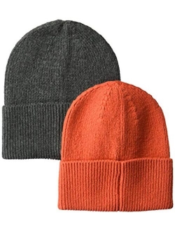 Men's 2-Pack Knit Beanie Hat