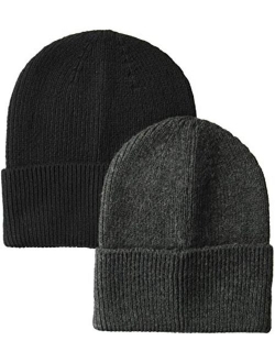 Men's 2-Pack Knit Beanie Hat
