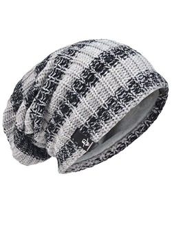 VECRY Men's Cool Cotton Beanie Slouch Skull Cap Long Baggy Hip-hop Winter Summer Hat