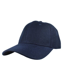 Gelante Plain Baseball Cap Adjustable Back Strap 3 PC