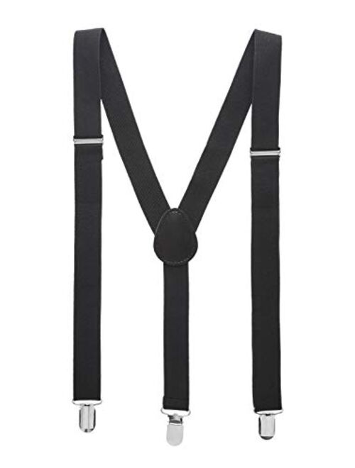 Bowtie and Suspenders for Men - Y Shape Suspender and Bow Tie - Many Colors to Choose From