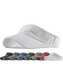 HH HOFNEN Sports Sun Visor Hats Twill Cotton Ball Caps for Men Women Adults Kids