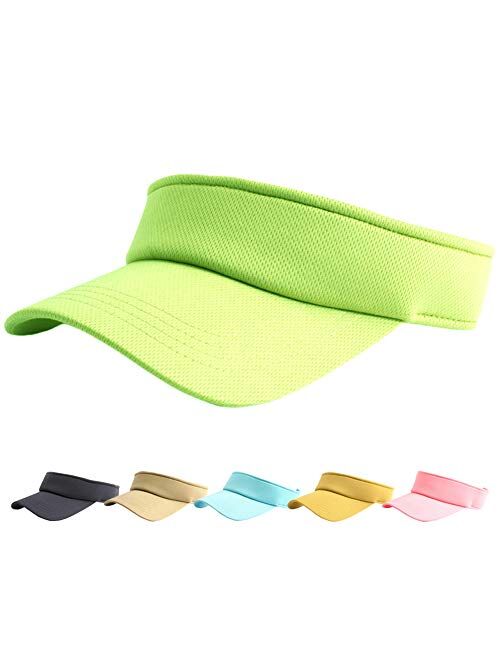 HH HOFNEN Sports Sun Visor Hats Twill Cotton Ball Caps for Men Women Adults Kids