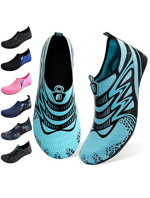 JOINFREE Women's Men's Kid Summer Water Shoes Barefoot Shoe Quick Dry Aqua Socks Yoga