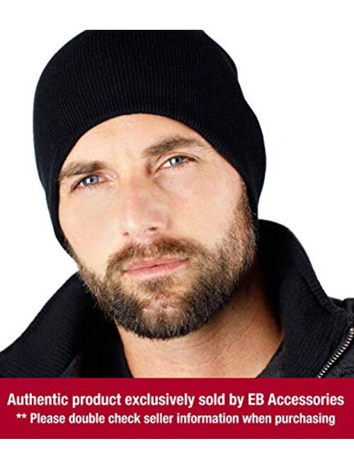 Everything Black 9" Skull Cap Beanie That Will Fit Your Head Perfect