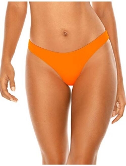 RELLECIGA Women's Cheeky Brazilian Cut Bikini Bottom