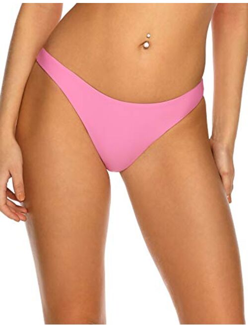 RELLECIGA Women's Cheeky Brazilian Cut Bikini Bottom