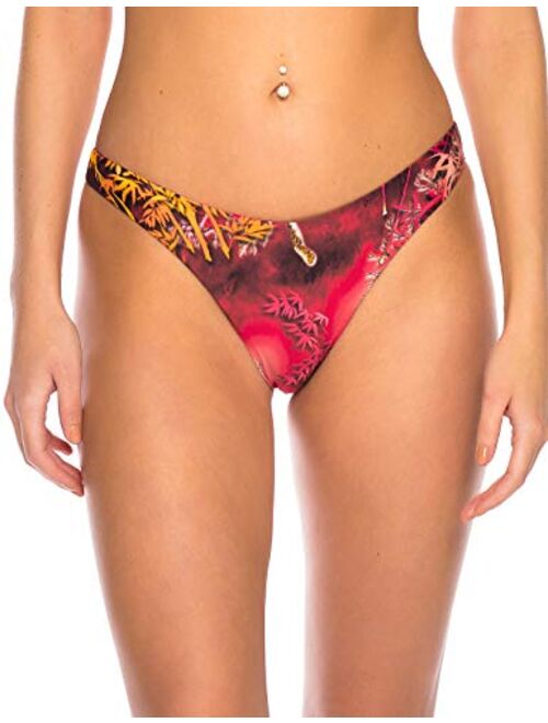 RELLECIGA Women's Cheeky Brazilian Cut Bikini Bottom