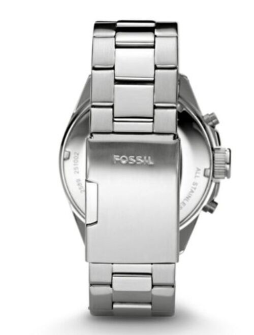 Fossil Men's Decker Quartz Stainless Steel Chronograph Watch