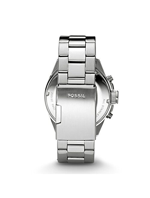 Fossil Men's Decker Quartz Stainless Steel Chronograph Watch